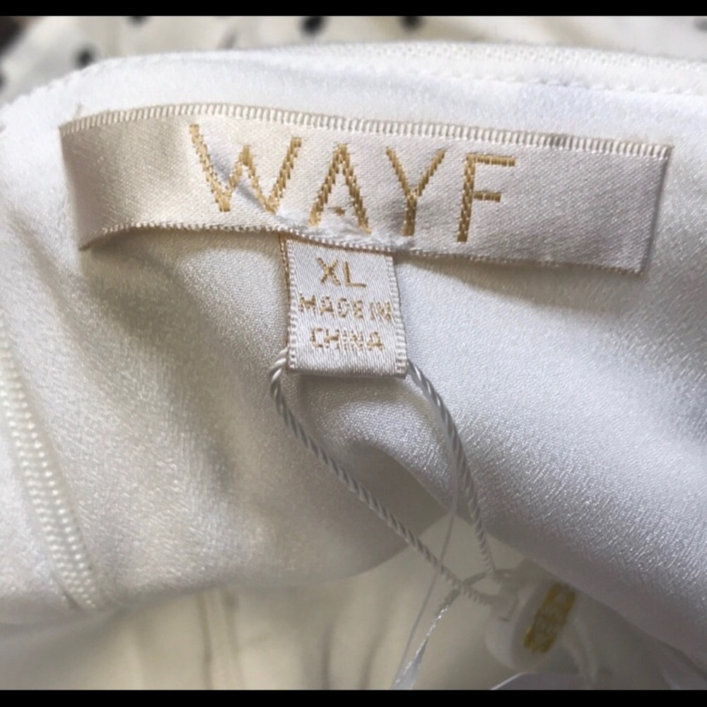 WAYF Capri Knot Cutout Polka Dot Fit & Flare Dress - Picture 7 of 8